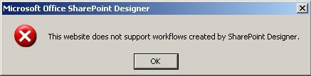 Workflow Error
